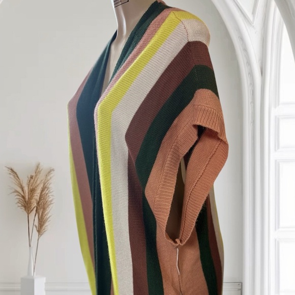 DAVI & DANI Multicolor Striped Cardigan - Picture 3 of 8
